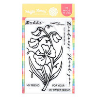 Waffle Flower Crafts - Clear Photopolymer Stamps - Sketched Sweet Pea