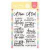 Waffle Flower Crafts - Clear Photopolymer Stamps - Purrfect Sentiments