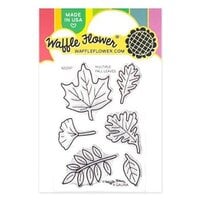 Waffle Flower Crafts - Give Thanks Collection - Clear Photopolymer Stamps - Multiple Fall Leaves
