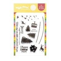 Waffle Flower Crafts - Clear Photopolymer Stamps - Winter View