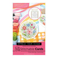 Waffle Flower Crafts - Stitchable Cards Collections - Spread Your Wings
