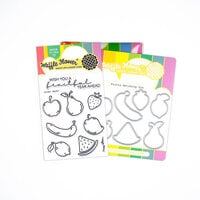 Waffle Flower Crafts - Craft Dies and Clear Photopolymer Stamp Set - Fruity