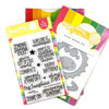 Waffle Flower Crafts - Craft Dies and Clear Photopolymer Stamp Set - Solar System