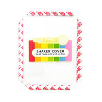Waffle Flower Crafts - Flat Shaker Cover - 4.25 x 5.5 - 5 Pack