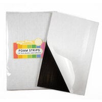 Waffle Flower Crafts - Double Sided Adhesive Foam Strips - 0.12 Inch - Black
