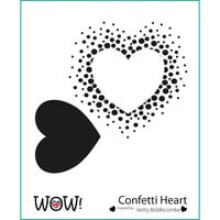 WOW! - Stencils - Confetti Heart