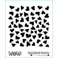 WOW! - Stencils - Sprinkled Hearts