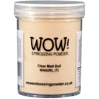 WOW! - Clear Collection - Embossing Powder - Matt Dull - Regular - Large