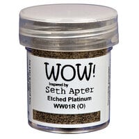WOW! - Mixed Media Collection - Embossing Powder - Etched Platinum - Regular