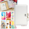 Websters Pages - Color Crush Collection - Personal Planner Kit - White