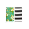 Websters Pages - Color Crush Collection - 2 Traveler's Notepad Inserts - Black and White Stripe and Green Floral