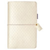 Websters Pages - Color Crush Collection - Traveler's Planner - White Diamond Stitching