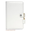 Websters Pages - Color Crush Collection - Personal Planner Binder - White