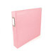 We R Memory Keepers - Classic Leather - 12x12 - Three Ring Albums - Pretty Pink