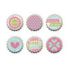 We R Memory Keepers - Love Struck Collection - Bottle Caps