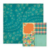 We R Memory Keepers - Vintage Blue Collection - 12 x 12 Double Sided Paper - Just Dandy, CLEARANCE