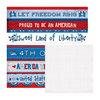 We R Memory Keepers - Yankee Doodles Collection - 12 x 12 Double Sided Paper - 4th of July Doodle