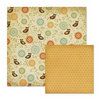 We R Memory Keepers - Autumn Splendor Collection - 12 x 12 Double Sided Paper - Willow