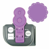 We R Memory Keepers - Lucky 8 Punch - Border and Corner Punch - Tatted Doily