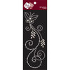 Zva Creative - Self-Adhesive Pearls - Fancy Butterfly - White, CLEARANCE